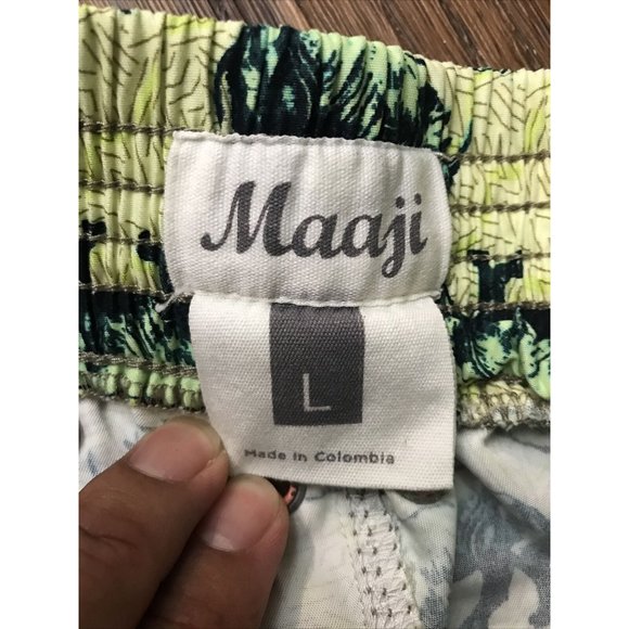 Maaji Men's Size L Elastic Waist Swim Boardshort - Picture 2 of 3